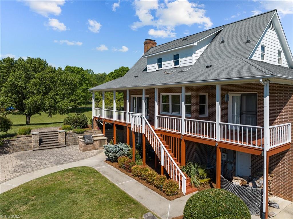 130 Deer Path Summerfield, NC 27358 - Photo 40 of 50 Another angle showing private backyard with mature trees.