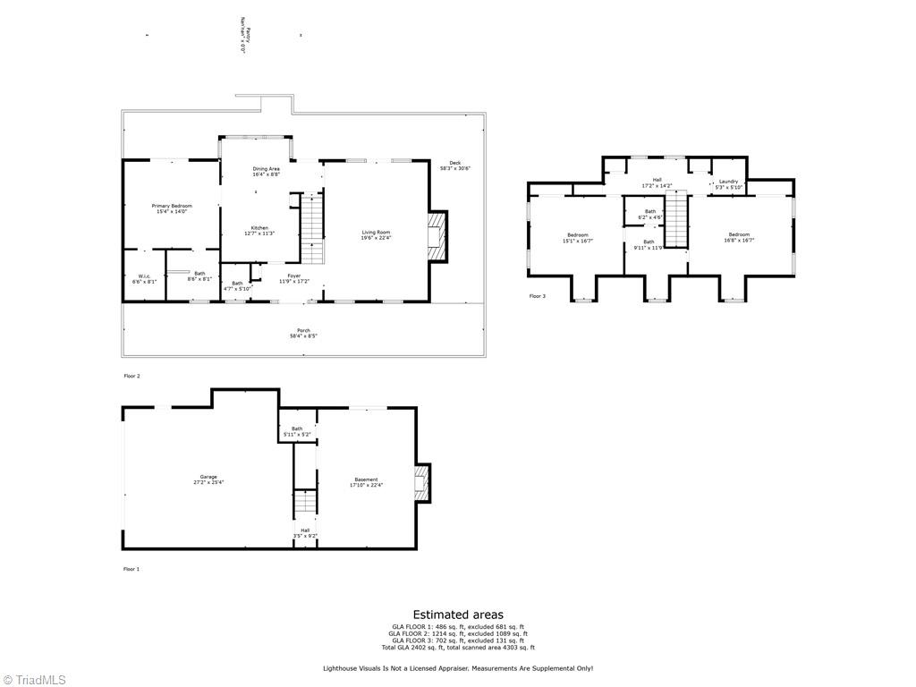 130 Deer Path Summerfield, NC 27358 - Photo 50 of 50 House Floorplan.