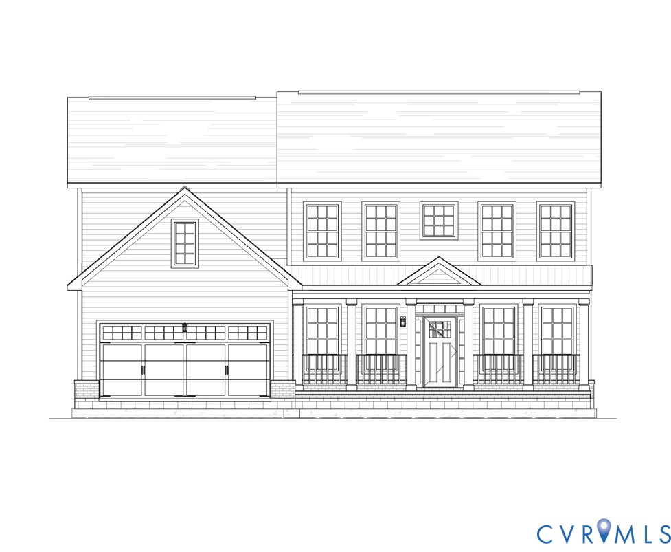 5019 Stavely Road Chester, VA 23831 - Photo 2 of 12 Bradford plan exterior. Home is under construction