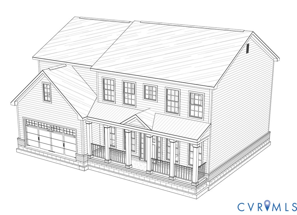 5019 Stavely Road Chester, VA 23831 - Photo 3 of 12 Bradford plan exterior. Home is under
