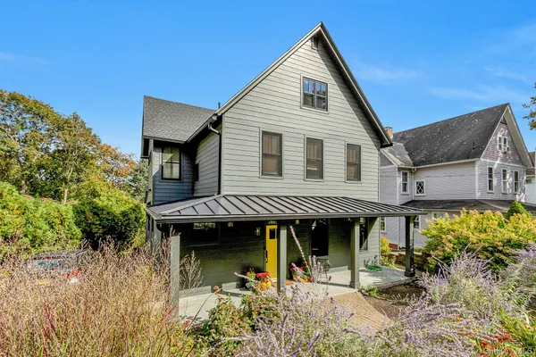 a view of a house with patio