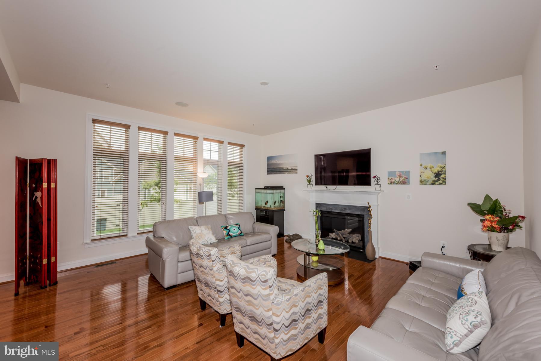 7616 Spring Avenue Fulton, MD 20759 - Photo 3 of 23 a living room with fireplace furniture and a flat screen tv