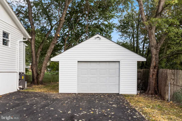 a view of a house with a garage