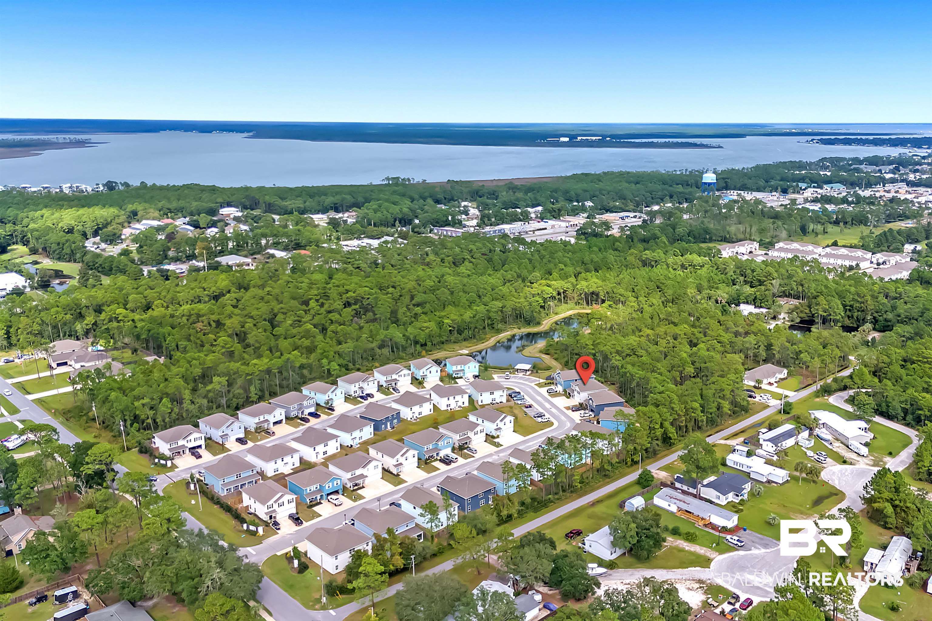 24549 Broken Sound Loop Orange Beach, AL 36561 - Photo 50 of 57 Aerial view featuring a water view
