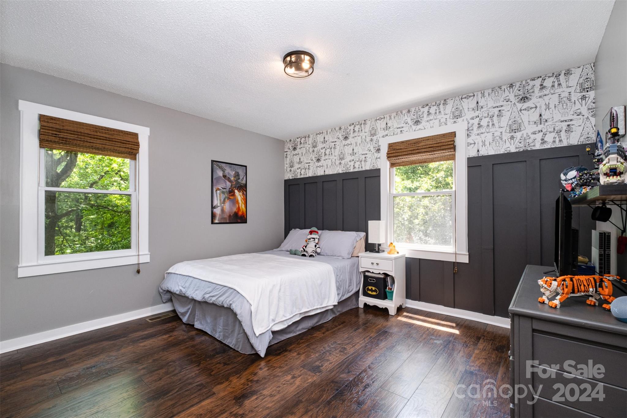 4033 Windward Drive Tega Cay, SC 29708 - Photo 17 of 38 a bedroom with a bed and a window