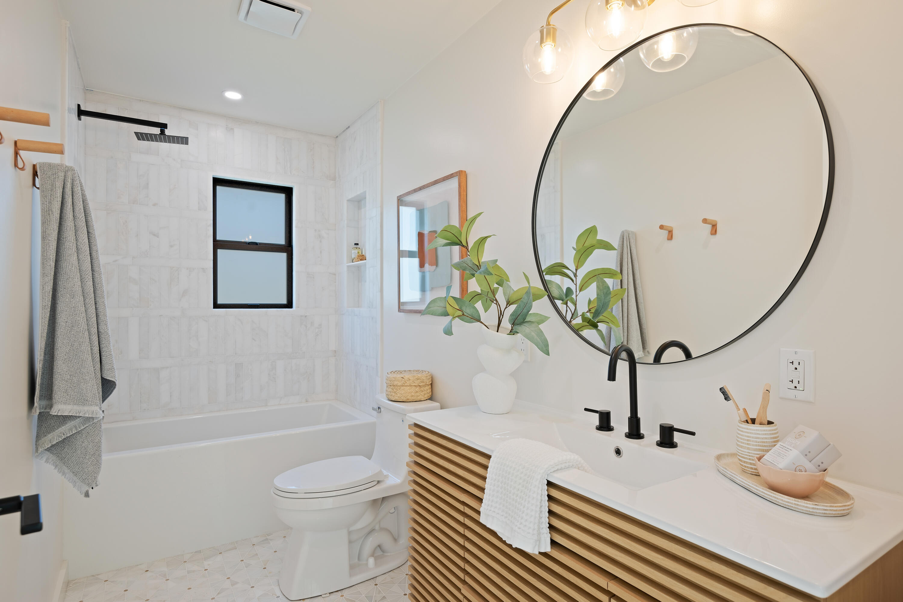 501 Northview Road Santa Barbara, CA 93105 - Photo 16 of 31 a bathroom with a sink a toilet and a mirror