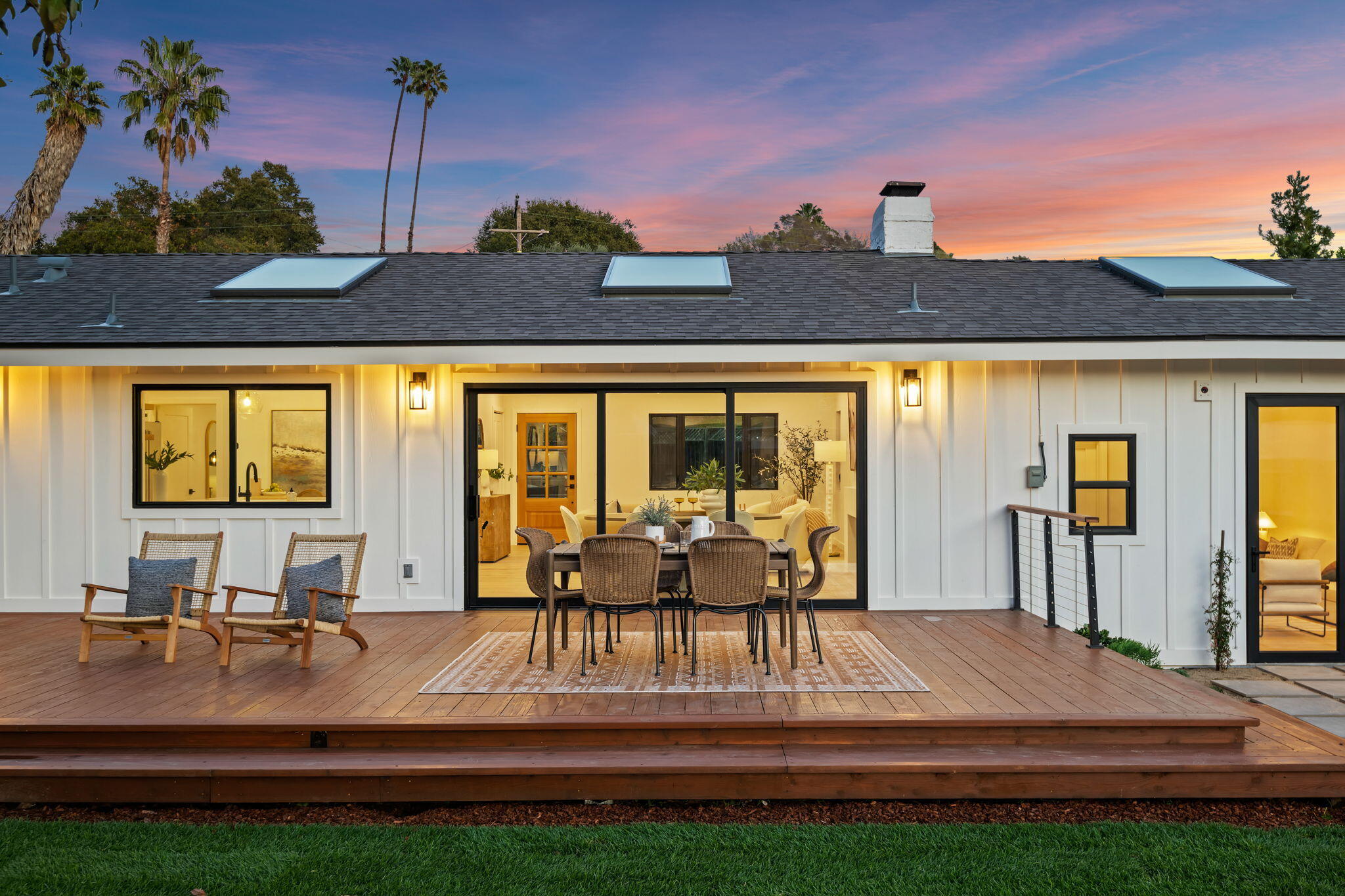 501 Northview Road Santa Barbara, CA 93105 - Photo 20 of 31 a view of house with backyard and furniture