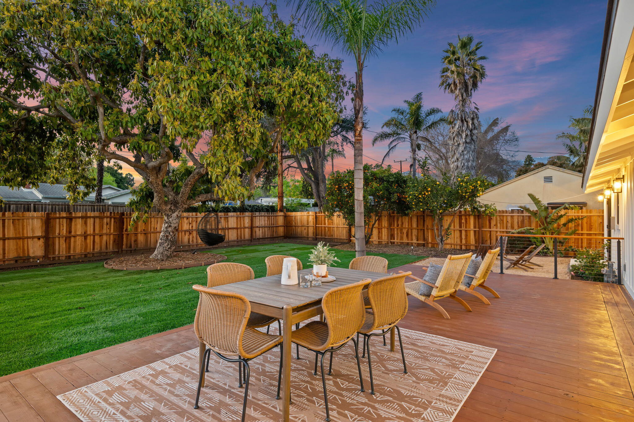 501 Northview Road Santa Barbara, CA 93105 - Photo 21 of 31 a view of a table and chairs in patio of the house