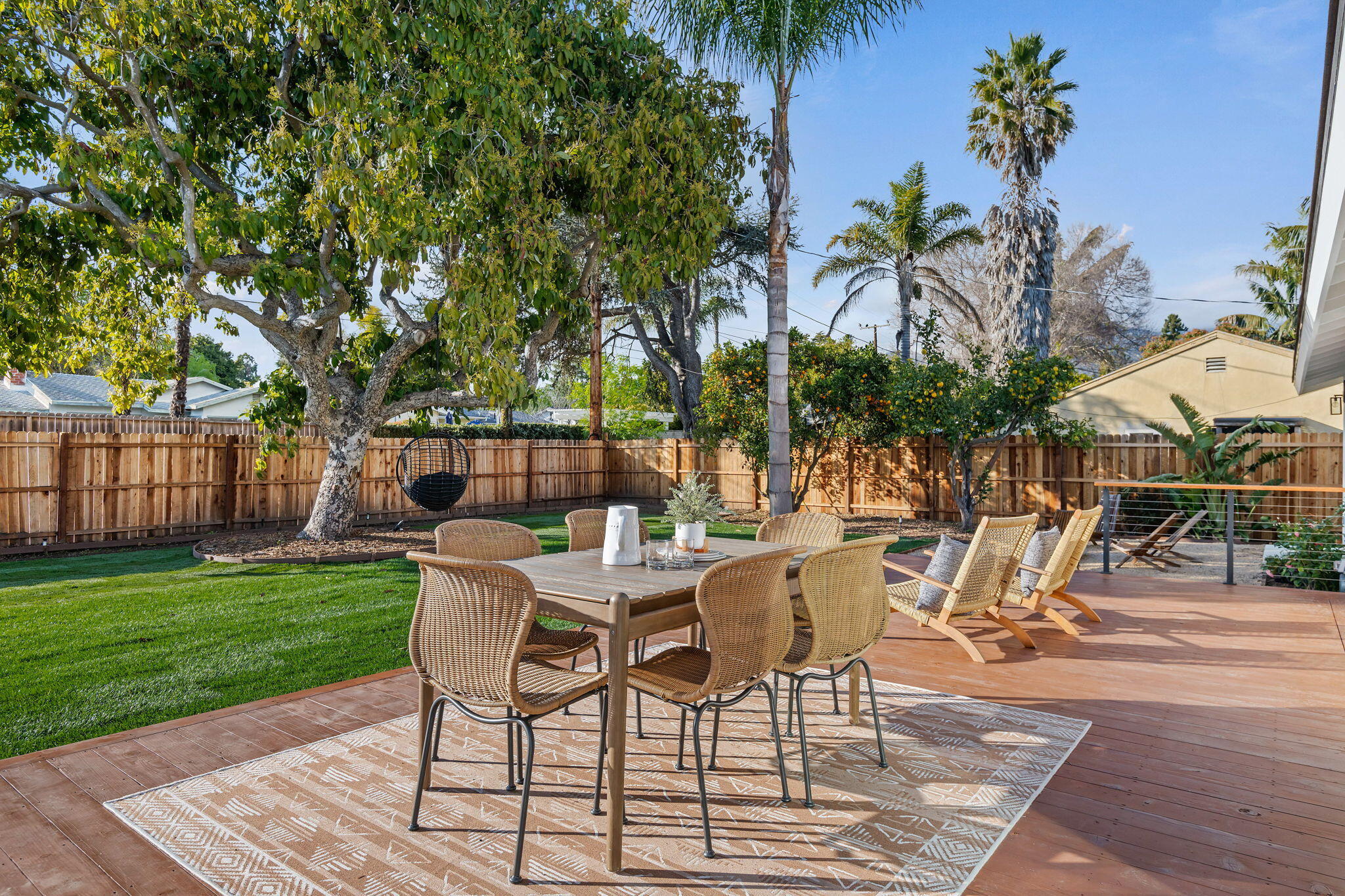 501 Northview Road Santa Barbara, CA 93105 - Photo 24 of 31 a view of a backyard with sitting area
