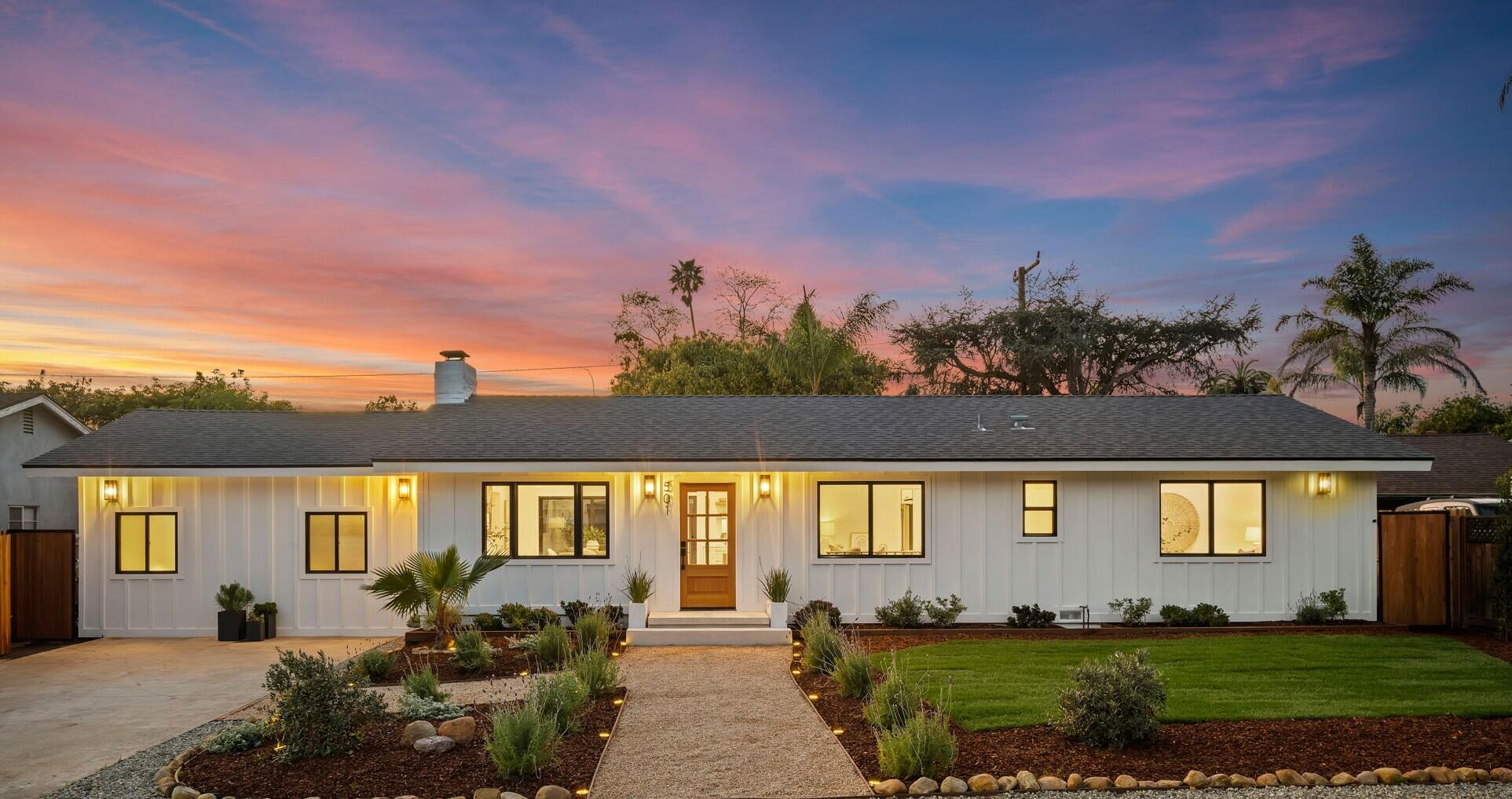 501 Northview Road Santa Barbara, CA 93105 - Photo 30 of 31 a front view of a house with a big yard