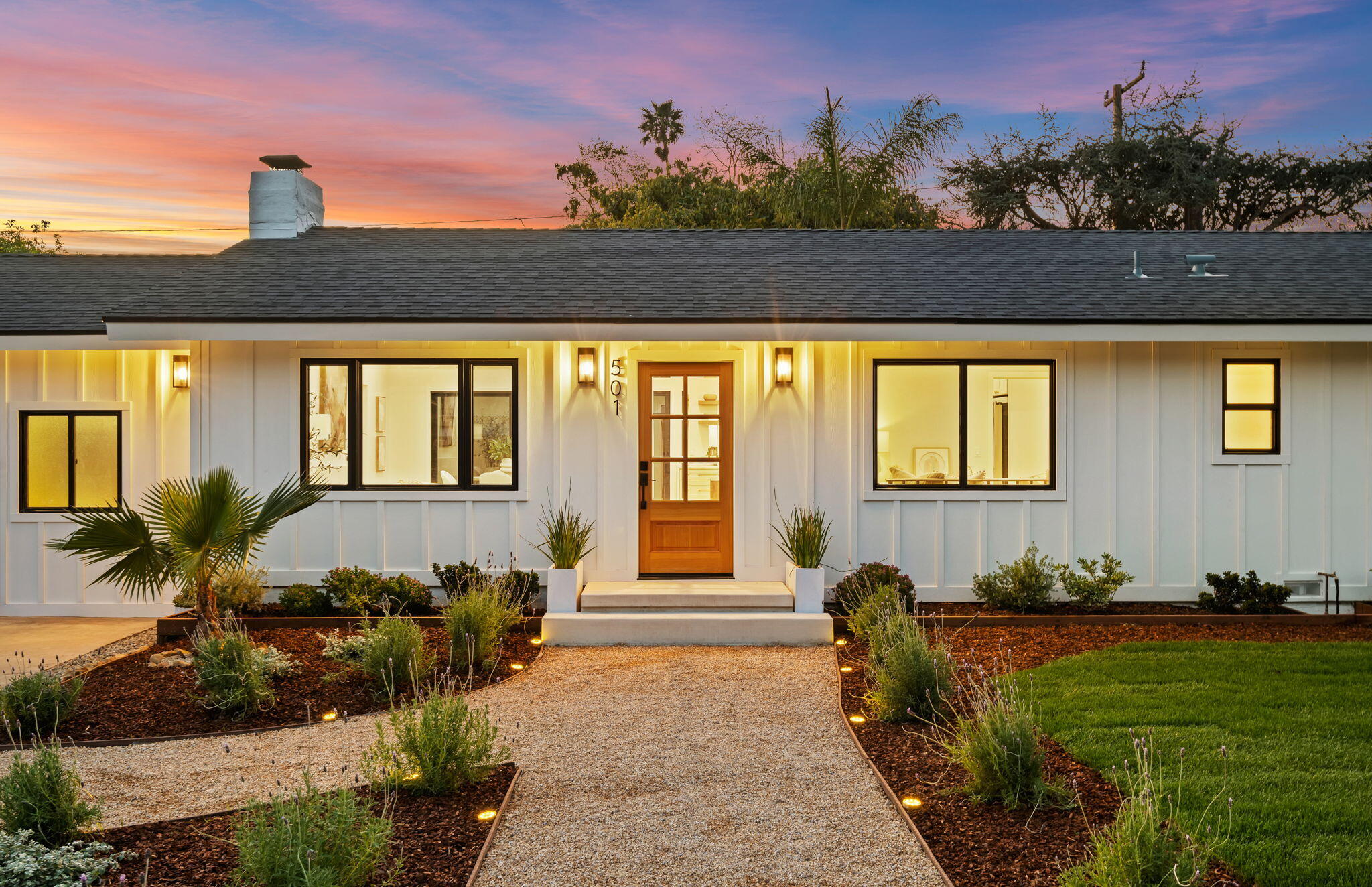 501 Northview Road Santa Barbara, CA 93105 - Photo 3 of 31 a front view of a house with a yard