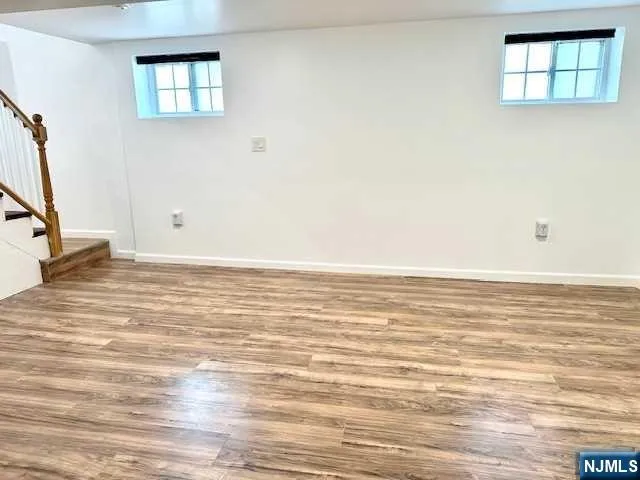 a view of an ocean & mountain view