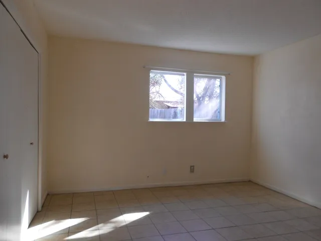 a backyard of a house