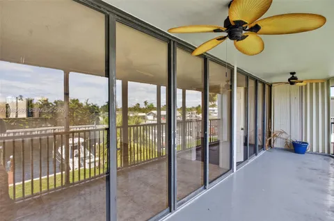 a view of a room with a window