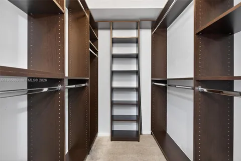 a view of walk in closet