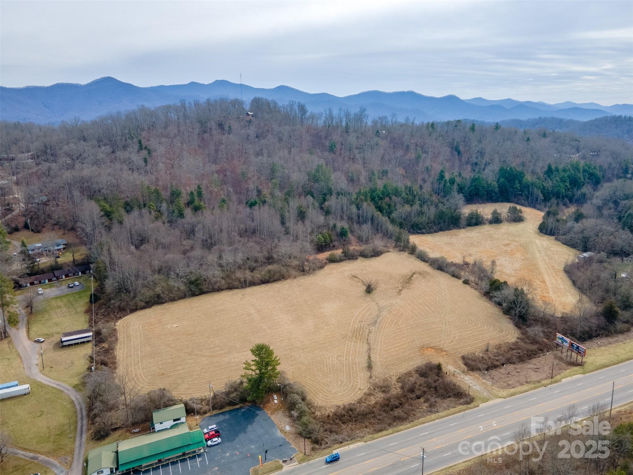 0 Georgia Road Franklin, NC 28734 - Photo 23 of 29 a view of a backyard with mountain view