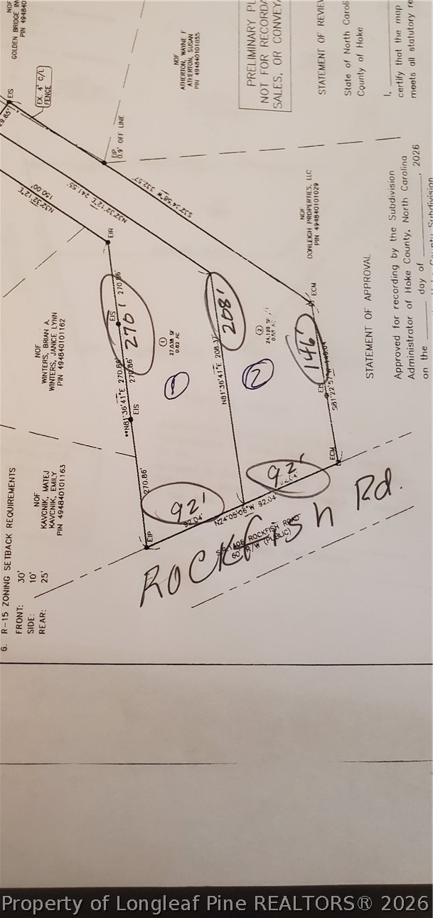 Tbd Rockfish Road Raeford, NC 28376 - Photo 3 of 7 a close up view of a wall