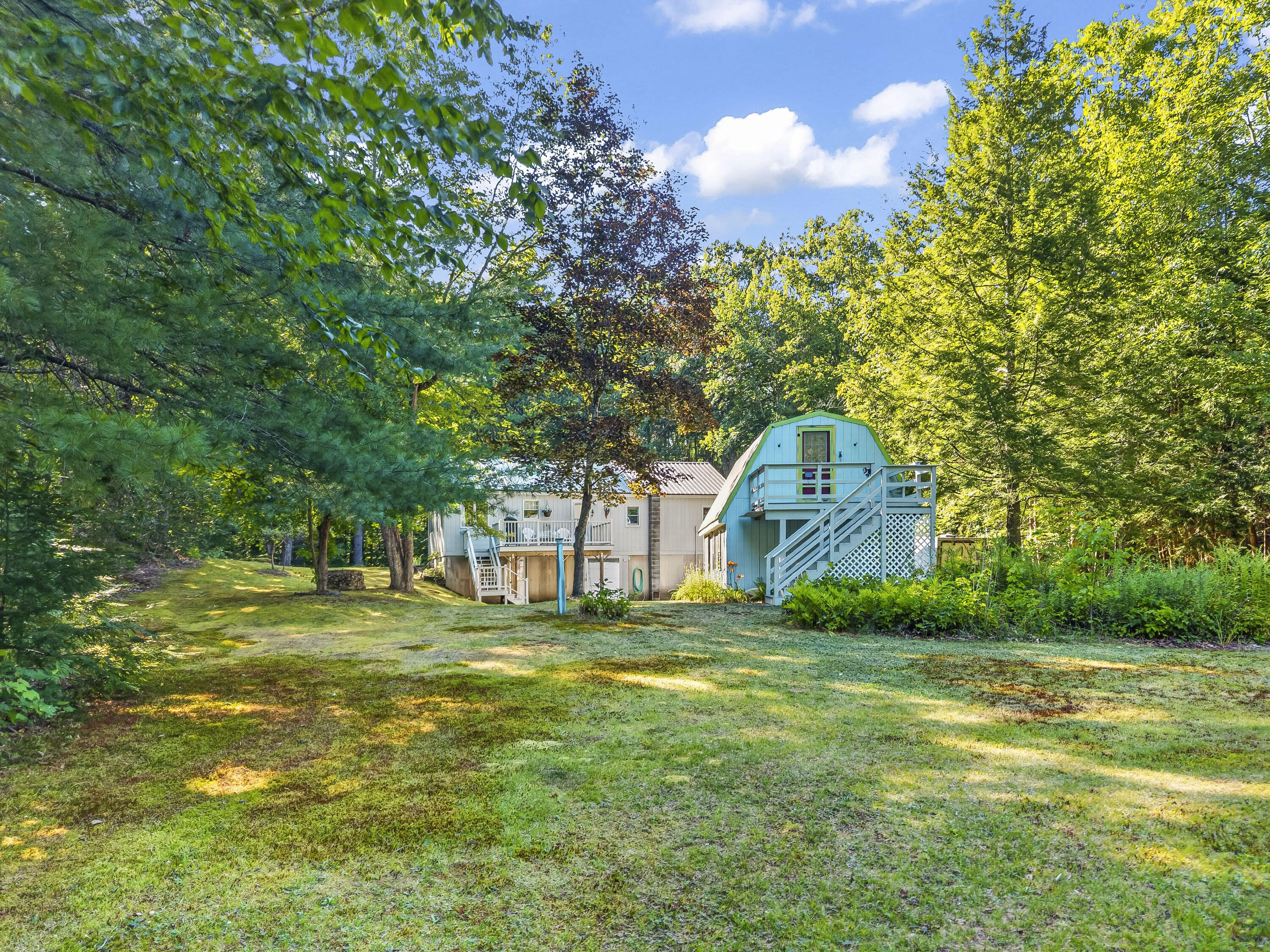 217 Heath Road Wakefield, NH 03872 - Photo 46 of 65 BACKYARD HOUSE FACING VIEW