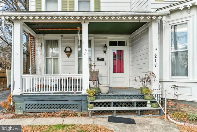 a view of a house with a balcony