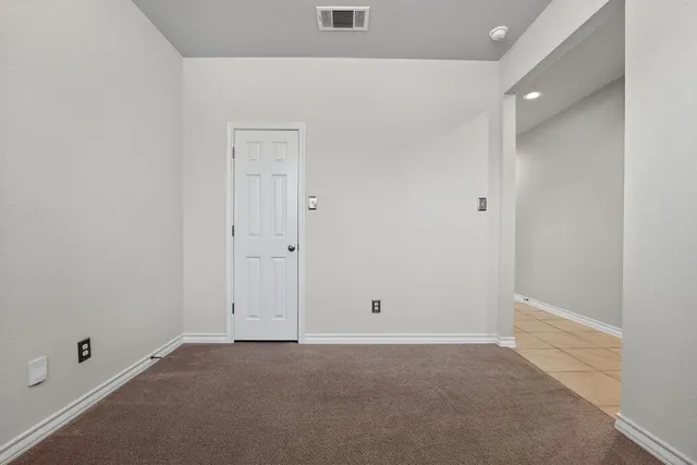 a view of an empty room