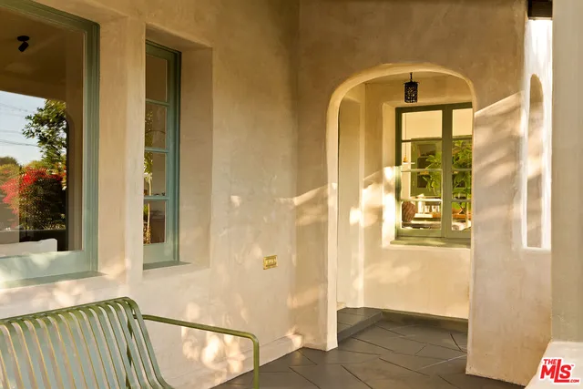 a view of an entryway door