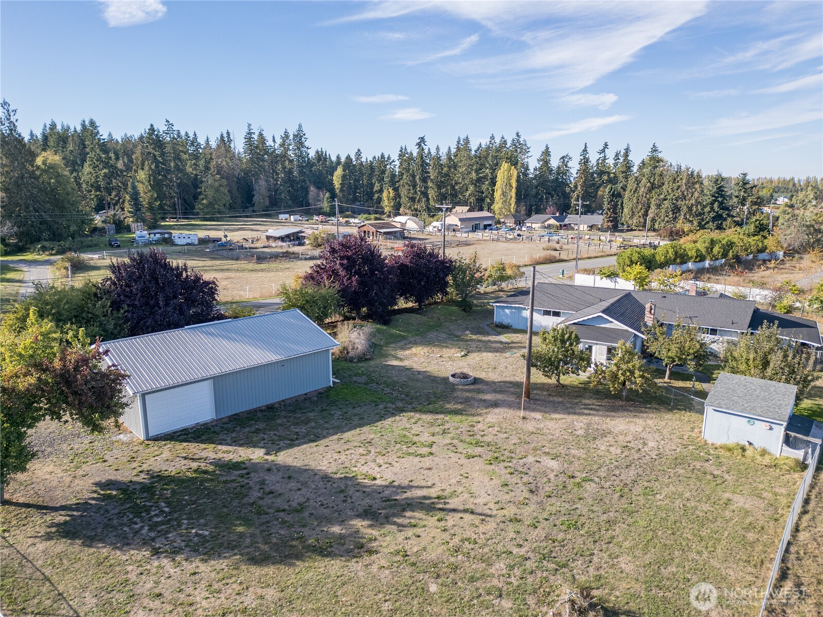 642 Kitchen-Dick Road Sequim, WA 98382 - Photo 5 of 40 a view of a yard and entertaining space