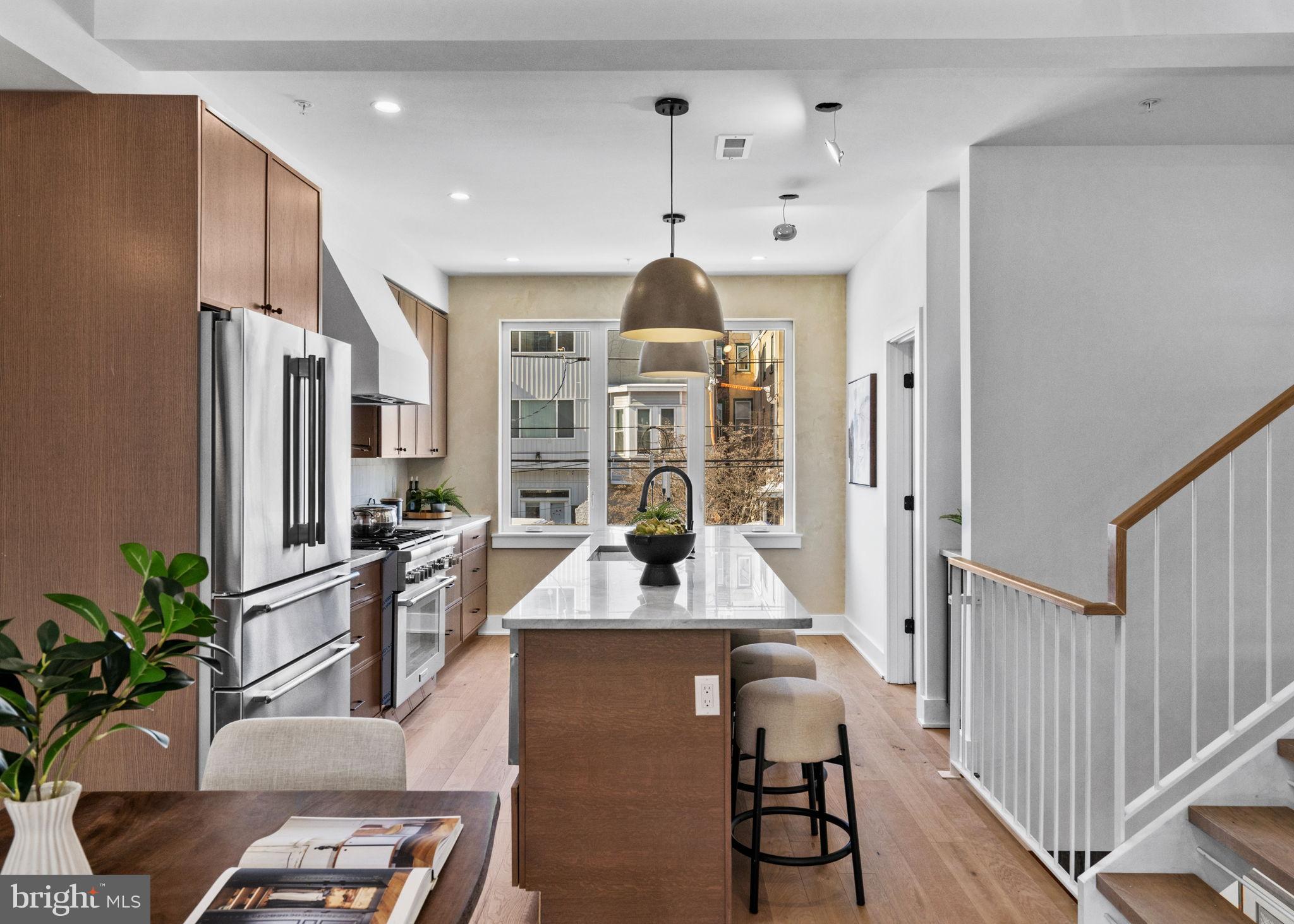 749 North Capitol Street Philadelphia, PA 19130 - Photo 25 of 61 Modern kitchen with stylish finishes.