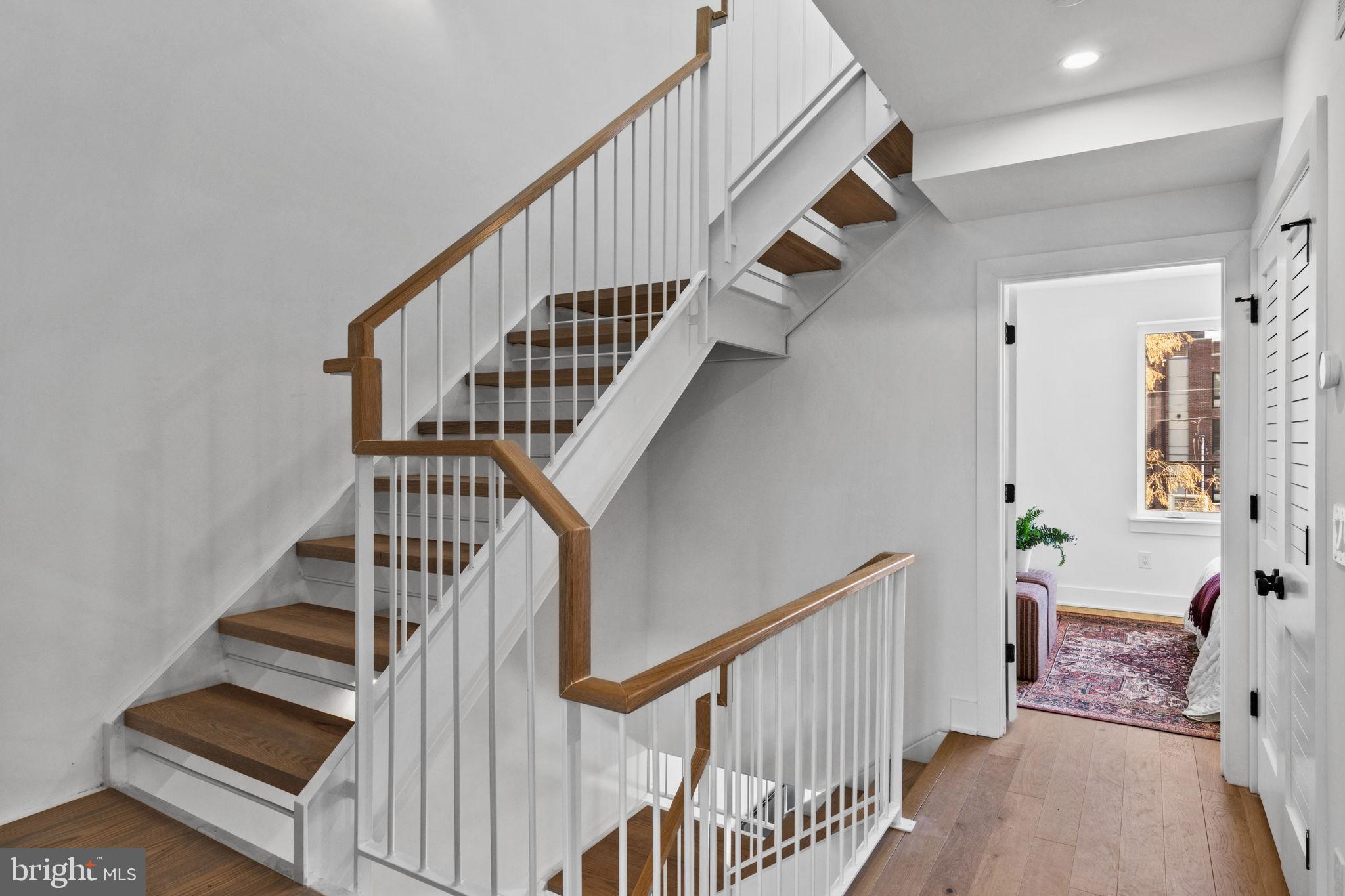 749 North Capitol Street Philadelphia, PA 19130 - Photo 42 of 61 Elegant staircase with modern design.
