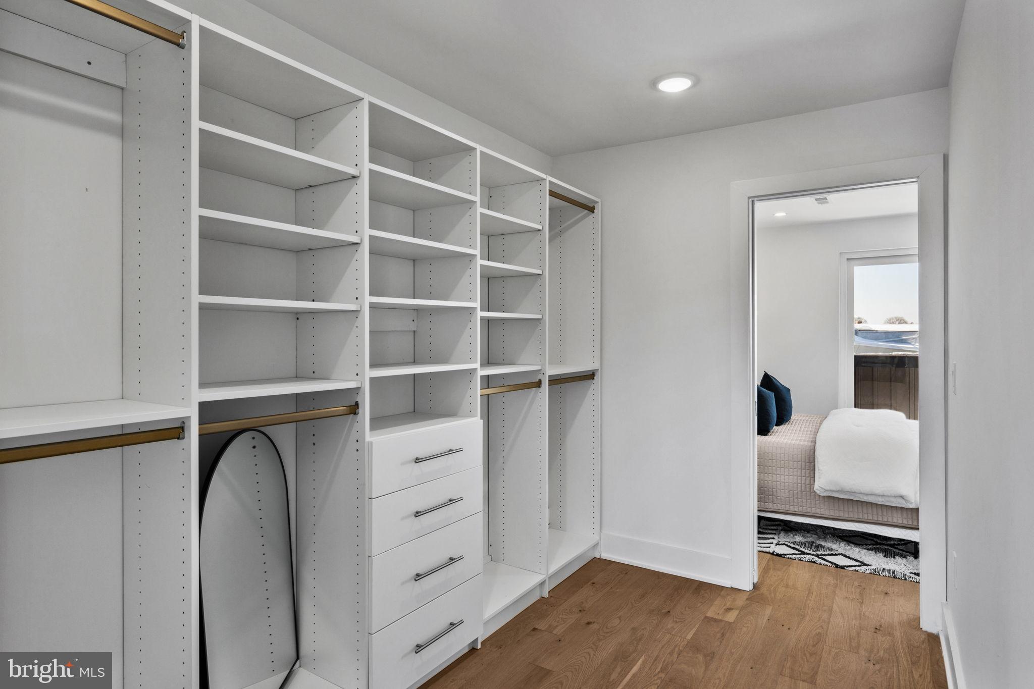 749 North Capitol Street Philadelphia, PA 19130 - Photo 46 of 61 Spacious closet with modern shelving design.
