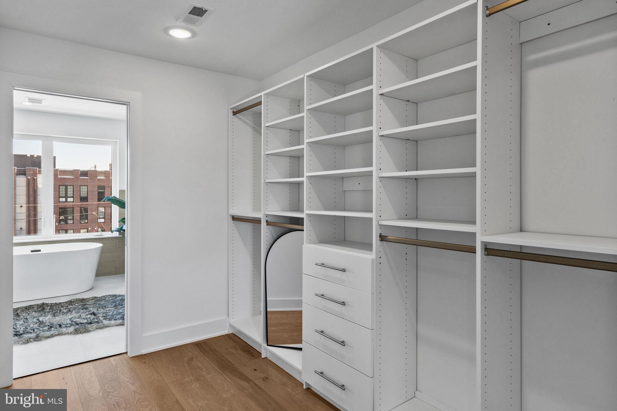 749 North Capitol Street Philadelphia, PA 19130 - Photo 47 of 61 Spacious closet with modern design elements.