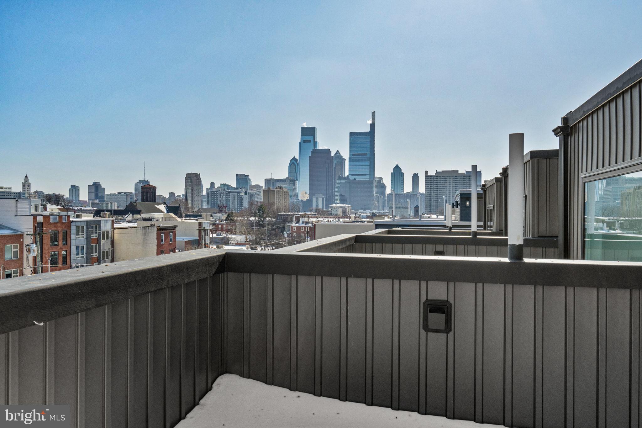749 North Capitol Street Philadelphia, PA 19130 - Photo 59 of 61 Stunning skyline views from a modern terrace.