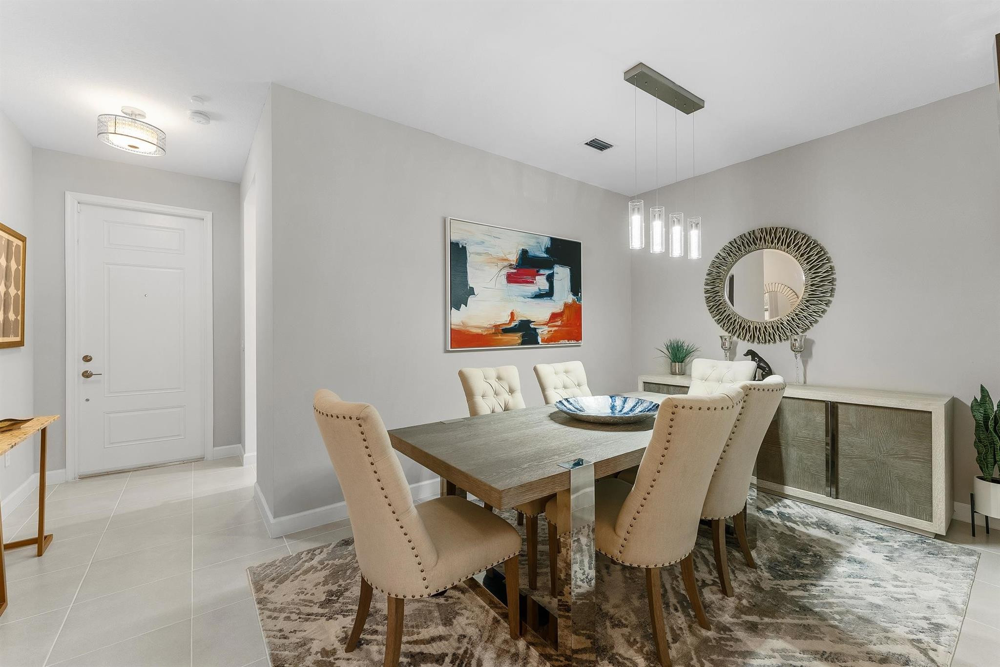 14526 Wiley Range Road, Unit 14526 Delray Beach, FL 33446 - Photo 30 of 52 Dining Room/Office with custom lighting