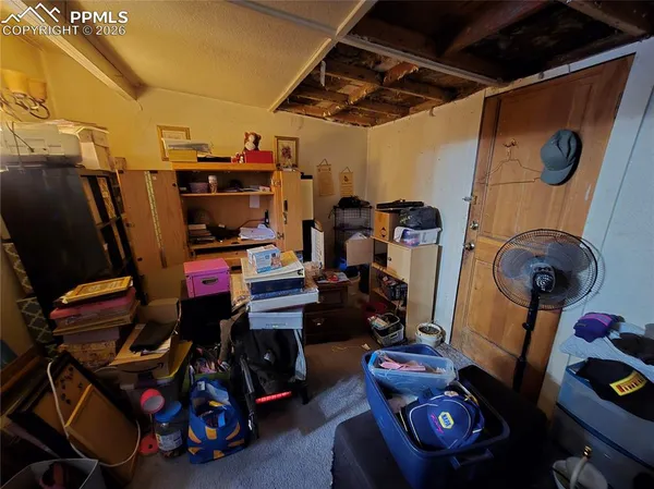 a room with gym equipment