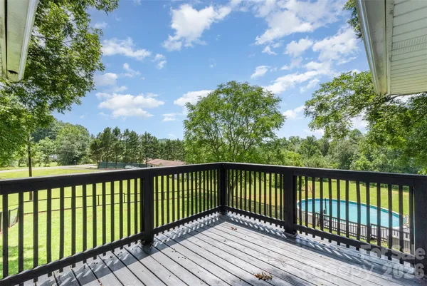 a view of a roof deck