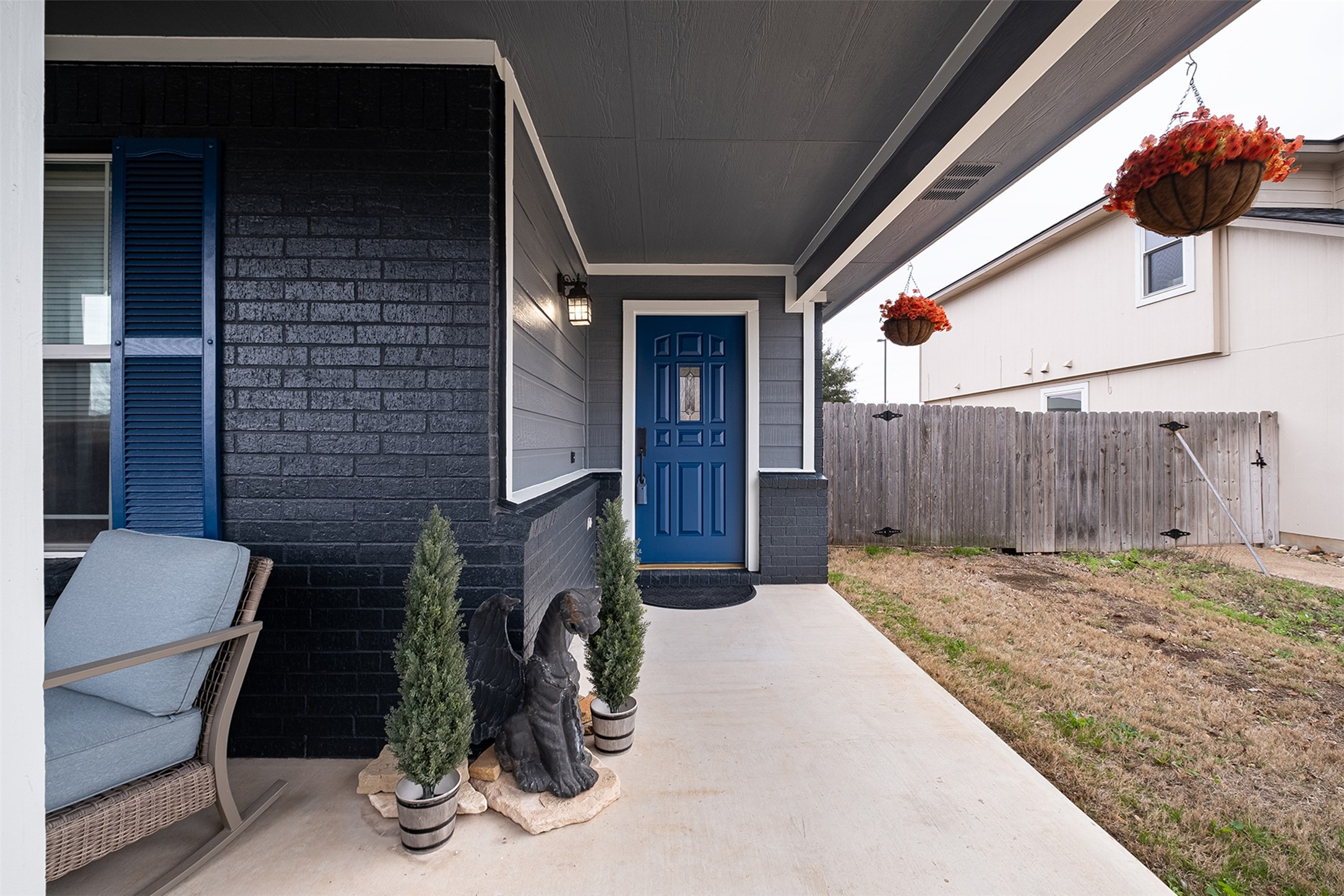 745 Caylor Cove Bastrop, TX 78602 - Photo 35 of 38 a backyard of a house