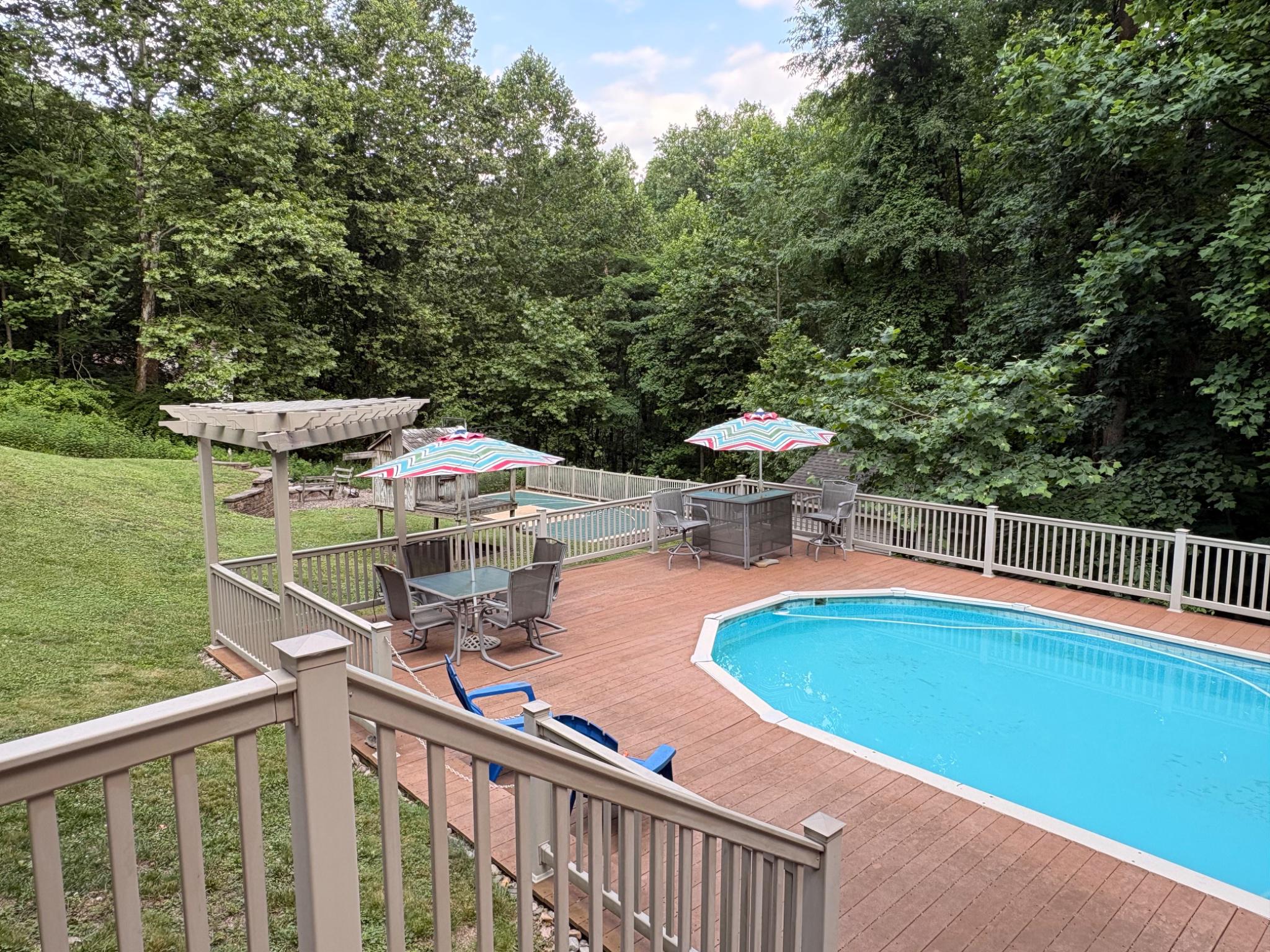 52 Hess Road Boyertown, PA 19512 - Photo 78 of 101 Serene backyard oasis with pool.