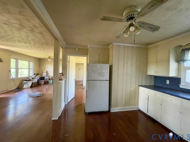 10024 South Hill Road Kenbridge, VA 23944 - Photo 18 of 32 a view of a kitchen cabinets and wooden floor