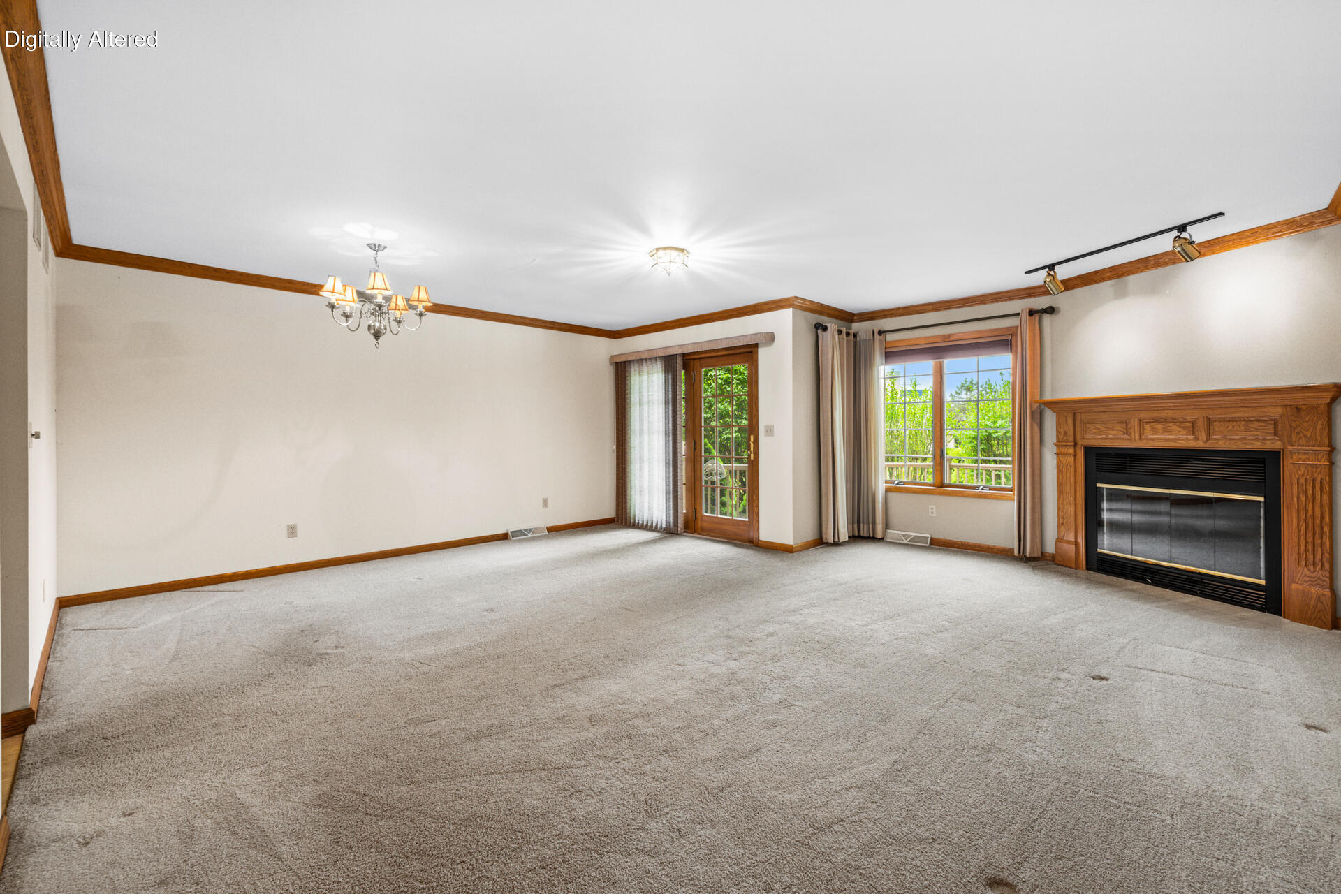 7519 Mallory Way Franklin, WI 53132 - Photo 14 of 35 Living Room w/Fireplace