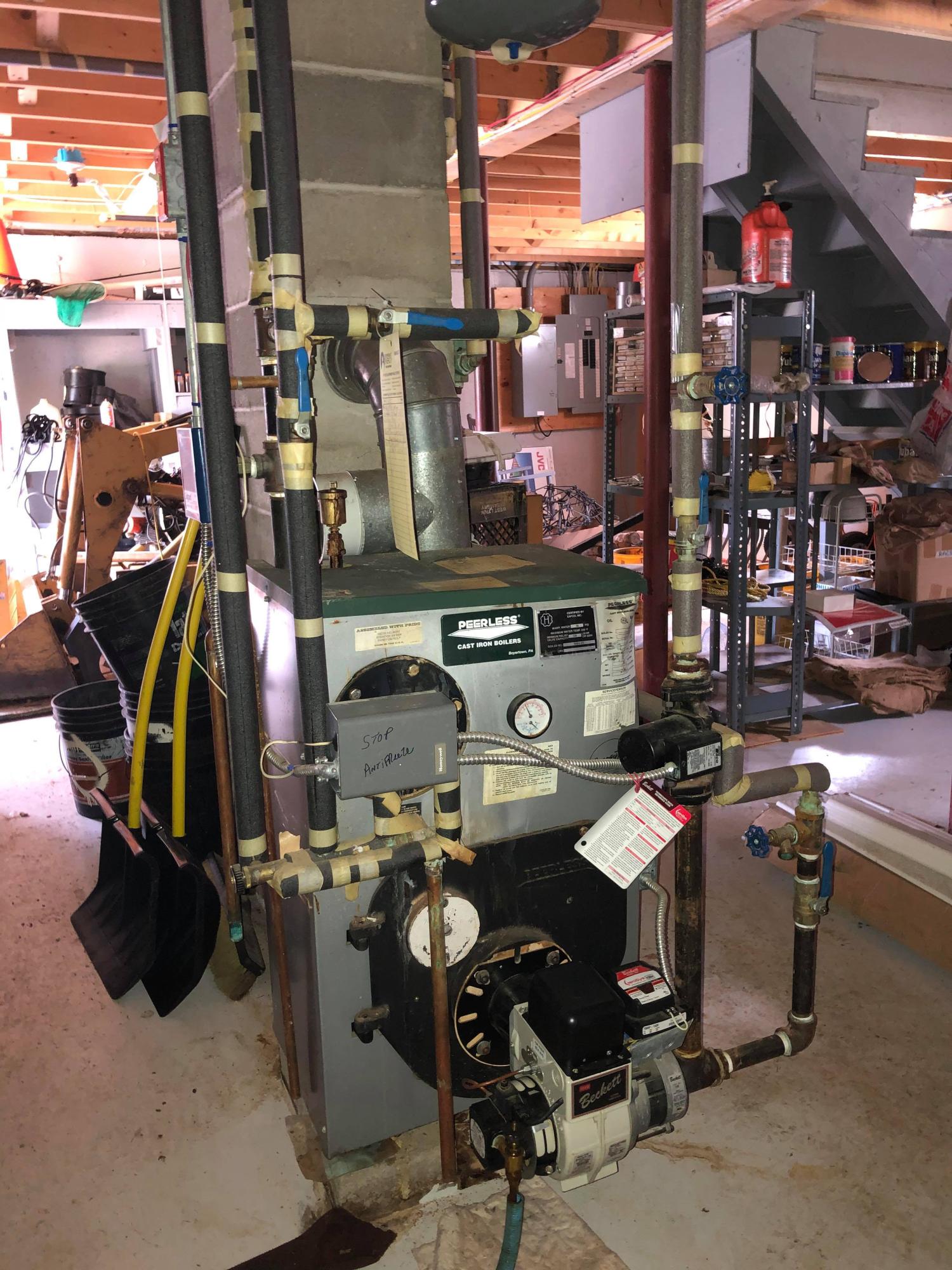 871 Belfast Road Knox, ME 04986 - Photo 27 of 31 Basement - Burner Serviced 8/19