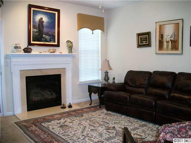 1671 Onyx Ridge, Unit 1671 Fort Mill, SC 29708 - Photo 4 of 15 a living room with furniture and a fireplace