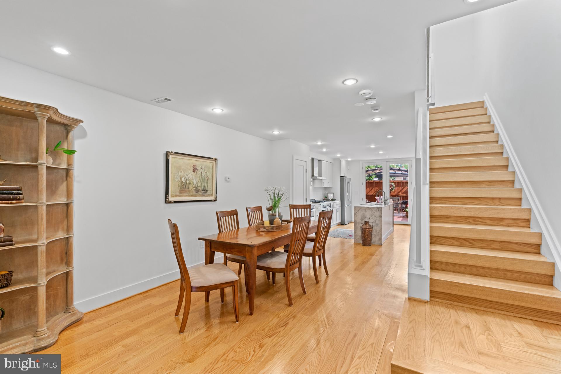 320 A Street Northeast Washington, DC 20002 - Photo 10 of 36 a dining room with furniture and wooden floor