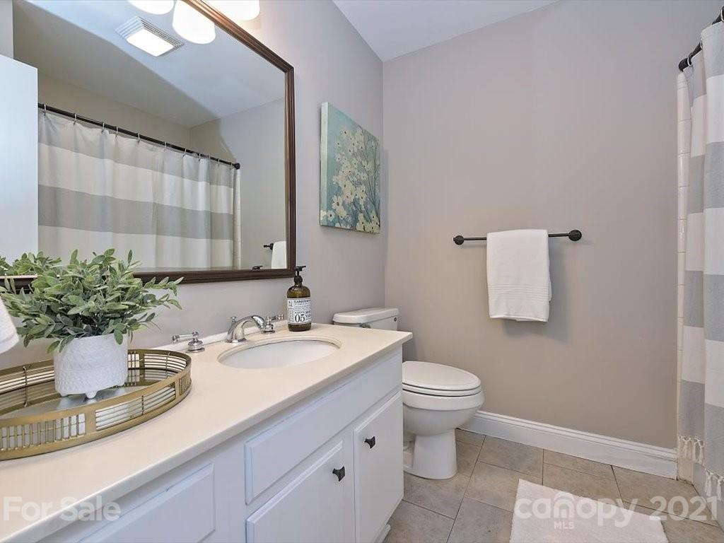 6918 Windyrush Road Charlotte, NC 28226 - Photo 16 of 26 a bathroom with a sink and a toilet