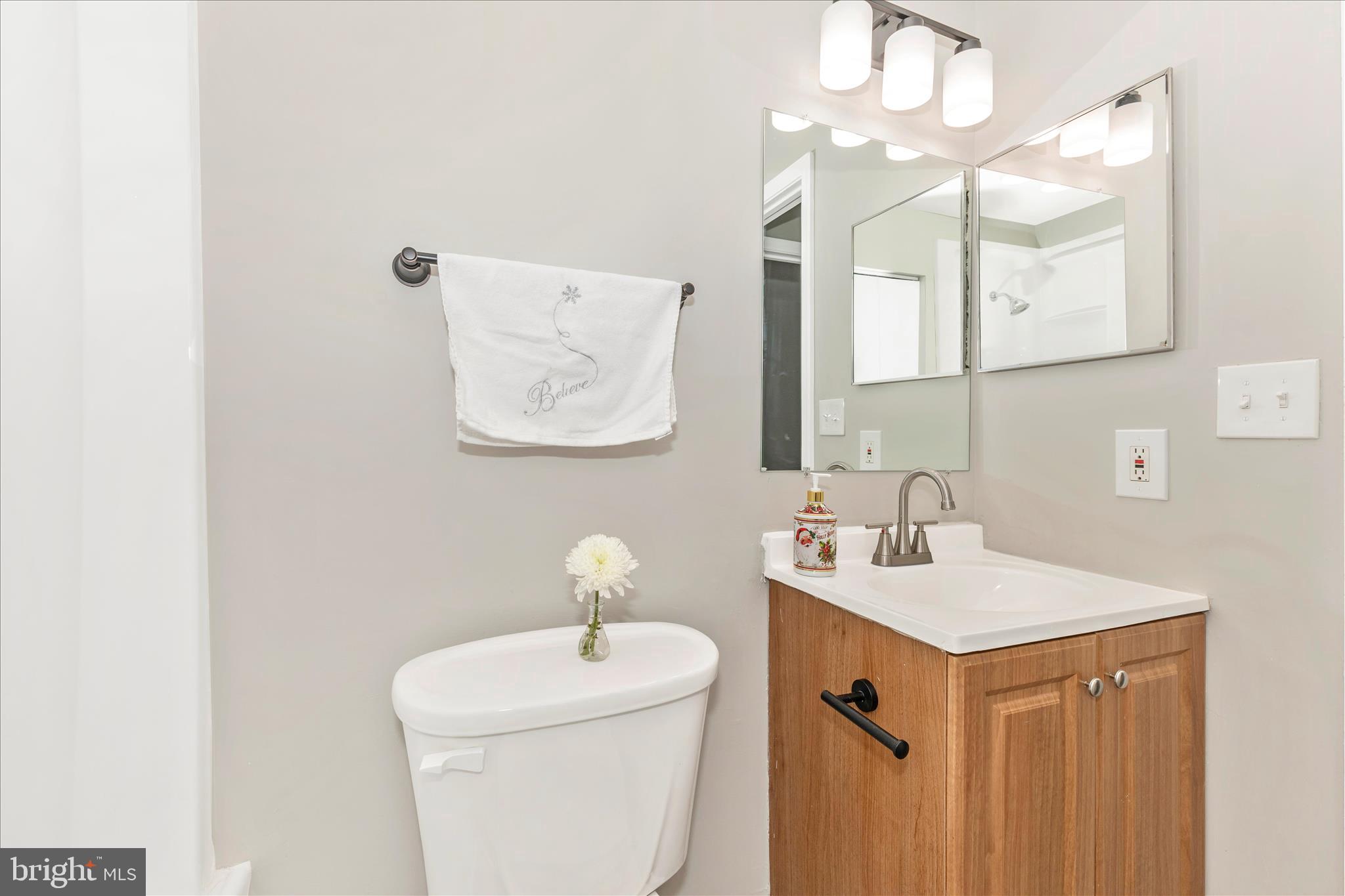 2861 Shepperton Terrace Silver Spring, MD 20904 - Photo 33 of 44 a bathroom with a sink a toilet and mirror