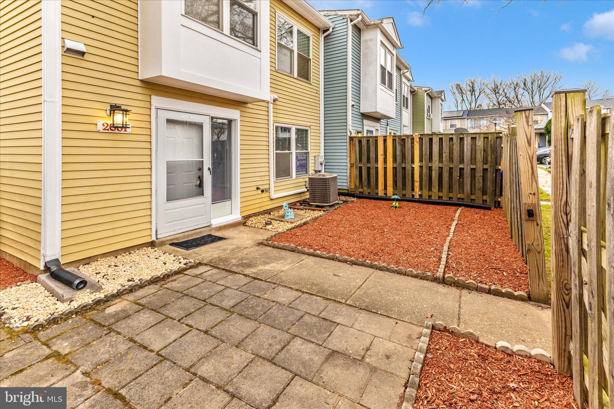 2861 Shepperton Terrace Silver Spring, MD 20904 - Photo 42 of 44 a view of a backyard with a fence