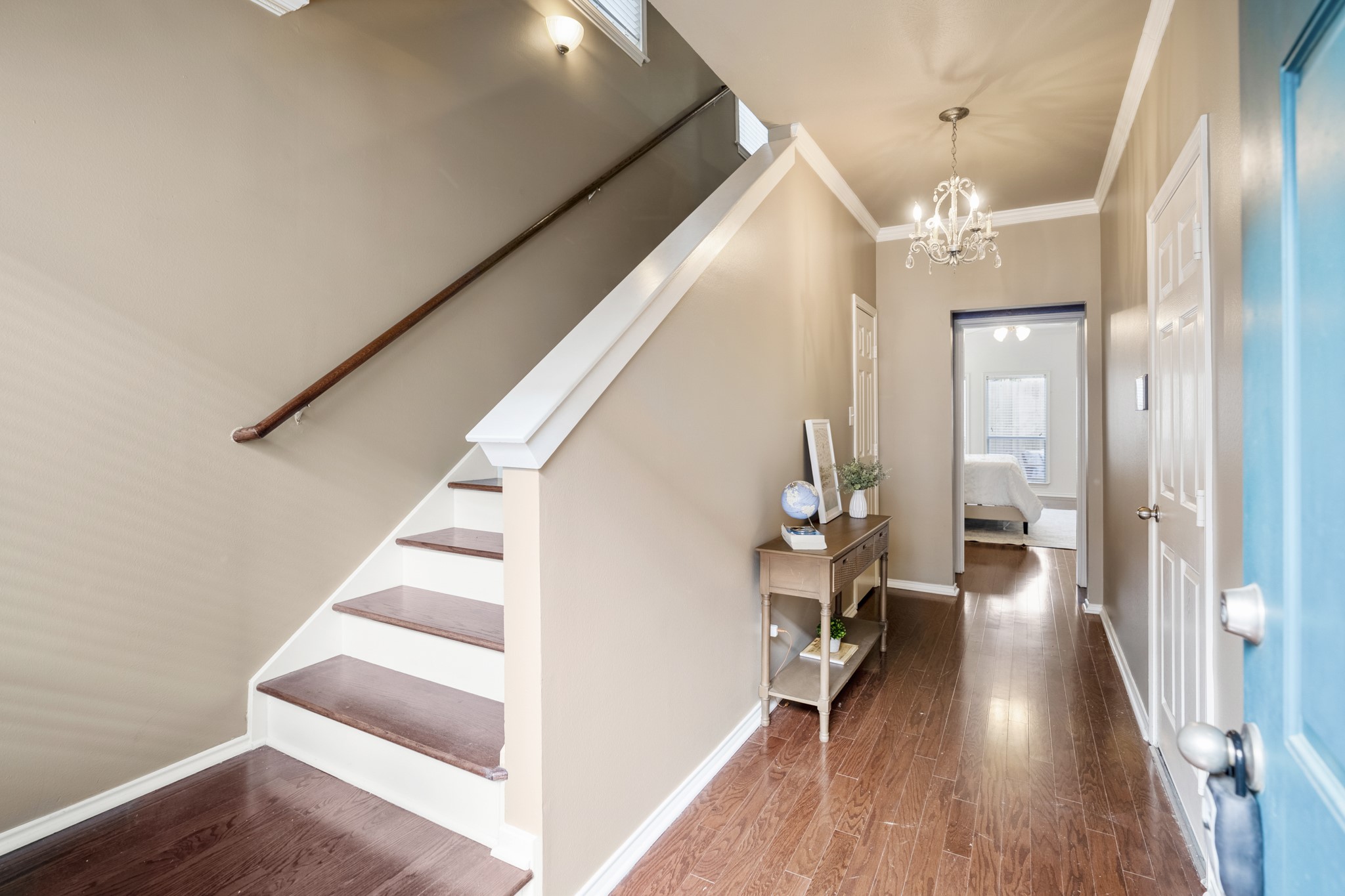 3209 Chenevert Street Houston, TX 77004 - Photo 10 of 32 Inviting front entry welcoming you into this two-story Midtown Houston townhome designed for comfortable Inner Loop living.