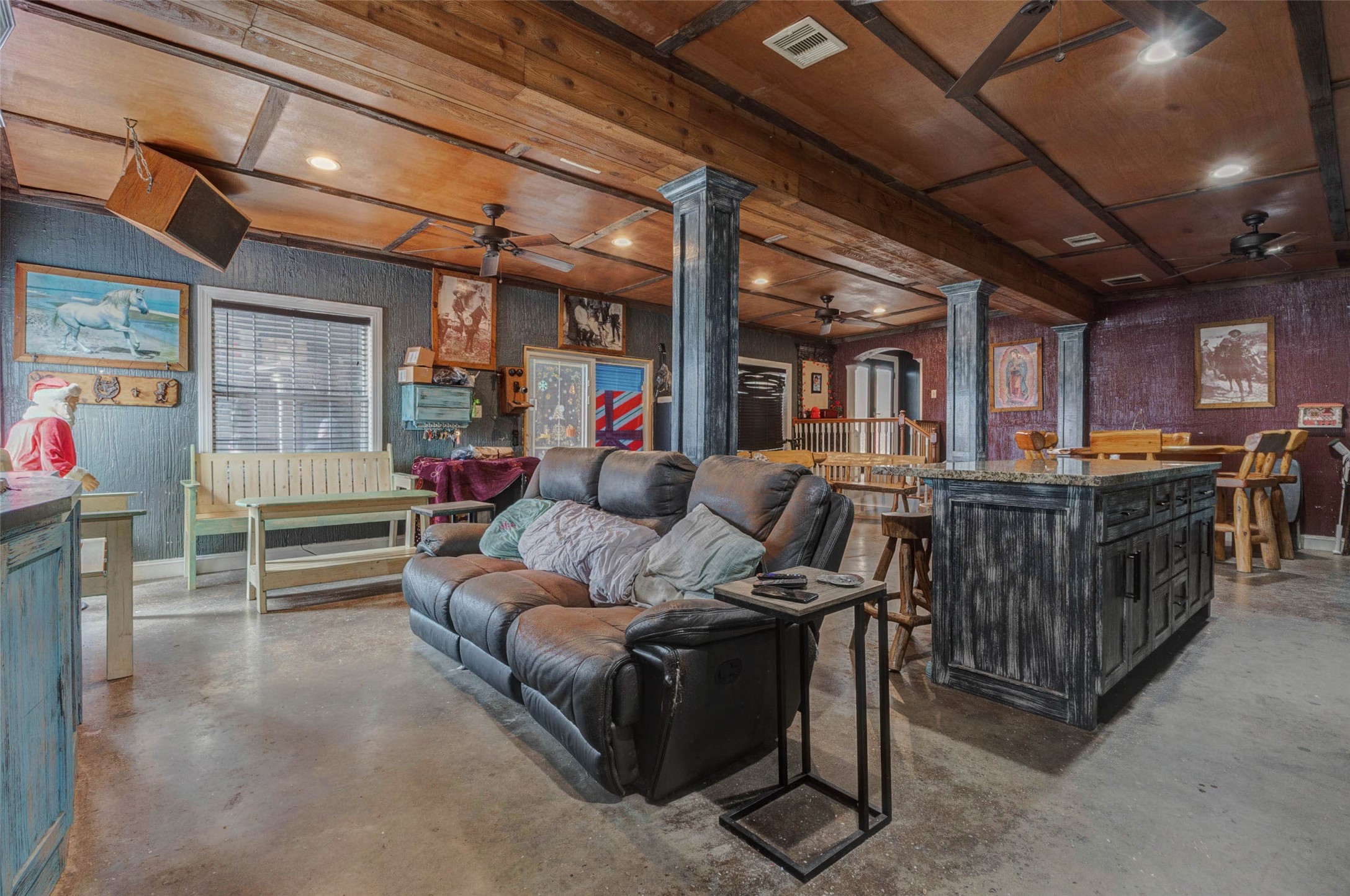 4008 Colvin Street Houston, TX 77013 - Photo 11 of 28 a living room with furniture and a flat screen tv