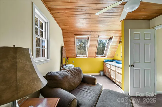 a view of a door and chair