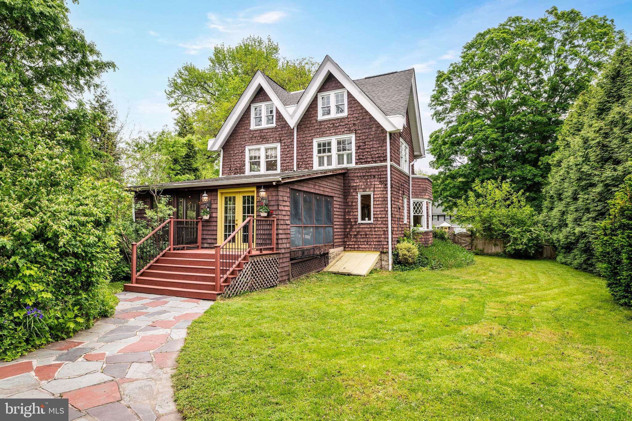 212 South Chester Road Swarthmore, PA 19081 - Photo 53 of 66 Back of Home - Entered from Harvard Ave