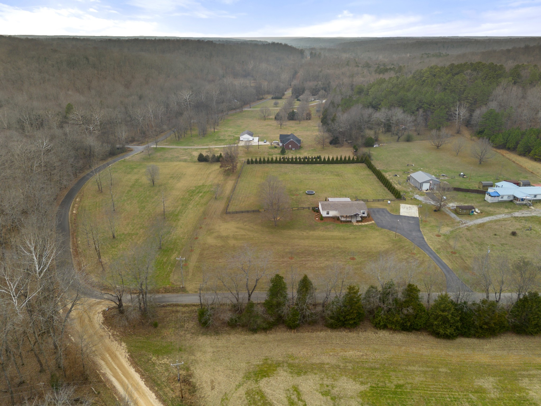 60 Edgewood Road McEwen, TN 37101 - Photo 51 of 56 an aerial view of residential houses with outdoor space