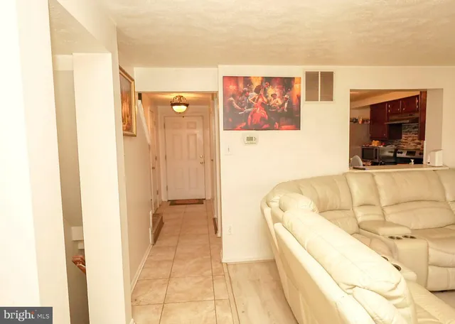 a living room with a couch